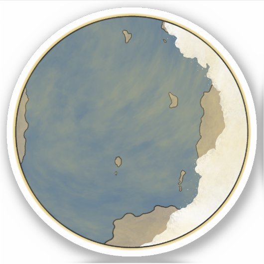 TRAPPIST-1 e Sticker (Voorkant)