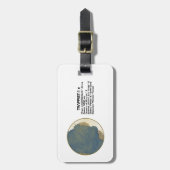 TRAPPIST-1 e Technische gegevens Bagagelabel (Voorkant verticaal)