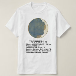 TRAPPIST-1 e Technische gegevens T-shirt