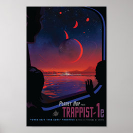 TRAPPIST-1e Exoplanet Poster