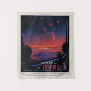 TRAPPIST-1e Klein Wandkleed