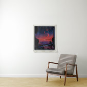 TRAPPIST-1e Klein Wandkleed (In situ)
