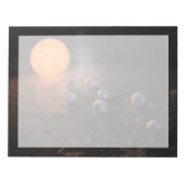 Trappist-1's zeven planeten in een baan rond de st notitieblok (Voorkant)