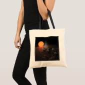 Trappist-1's zeven planeten in een baan rond de st tote bag (Voorkant (product))