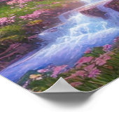 Trapsgewijs fluisteren van Natuur Poster (Hoek)