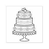 Trapsgewijze bruiloft  zelfinktende stempel (Design)