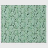 trapsgewijze groene wijnstok cadeaupapier (Vlak)