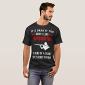 Trapshooting Trap Shooting Clay Doel Schieten T-shirt (Voorkant volledig)