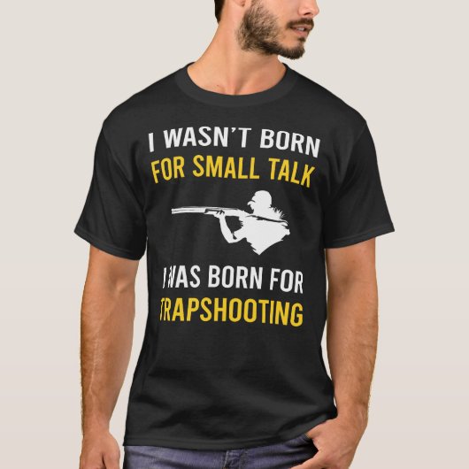 Trapshooting Trap Shooting Clay Doel Schieten T-shirt (Voorkant)