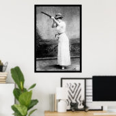 Trapshot Woman met Shotgun 1914 Poster (Thuiskantoor)