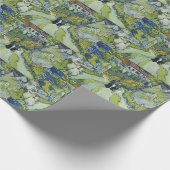 Trapveld bij Auvers Landschapskunst Cadeaupapier (Hoek)