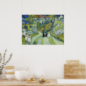 Trapveld bij Auvers Landschapskunst Poster (Keuken)