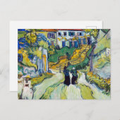 Trapveld van Vincent van Gogh in Auvers  Briefkaart (Voorkant / Achterkant)