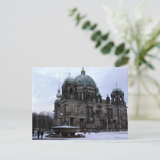 Tras la ventisca briefkaart (Staand voorkant)