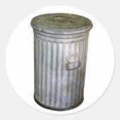 trash bin ronde sticker (Voorkant)