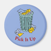Trash Can Icon Magnet (Voorkant)