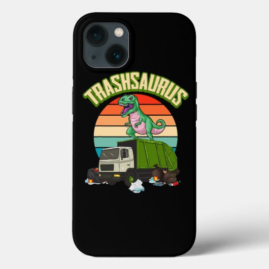 Trash Dinosaur Recyclen Trash Truck Case-Mate iPhone Case (Achterkant)