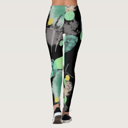 Trash Dive Modern Abstract Leggings (Achterkant)
