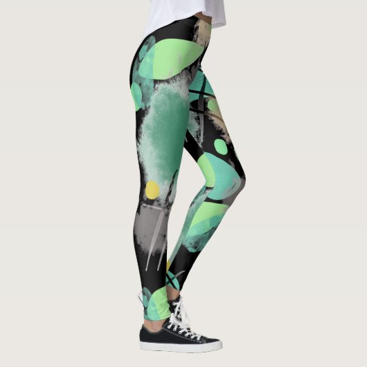 Trash Dive Modern Abstract Leggings (Rechts)