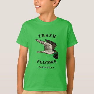 Trash Falcons Kinder T-shirt - Oakland Green