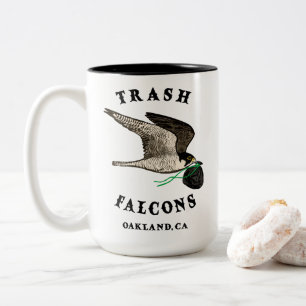 Trash Falcons Officiële Koffie Mok! Tweekleurige Koffiemok