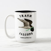 Trash Falcons Officiële Koffie Mok! Tweekleurige Koffiemok (Links)