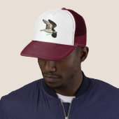Trash Falcons Officiële Trucker Hoed - Maroon Trucker Pet (In situ)