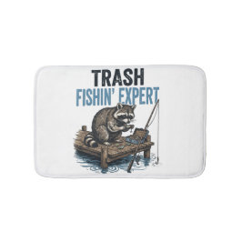 Trash Fishin' Expert Raccoon Badmat
