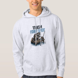 Trash Fishin' Expert Raccoon Hoodie