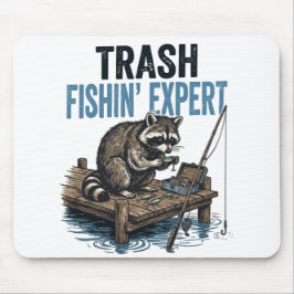Trash Fishin' Expert Raccoon Muismat