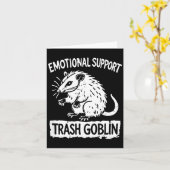 Trash Goblin Ssum Emotional Suprt Funny Meme  Kaart (Gele Bloem)