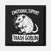 Trash Goblin Ssum Emotional Suprt Funny Meme  Magneet (Voorkant)