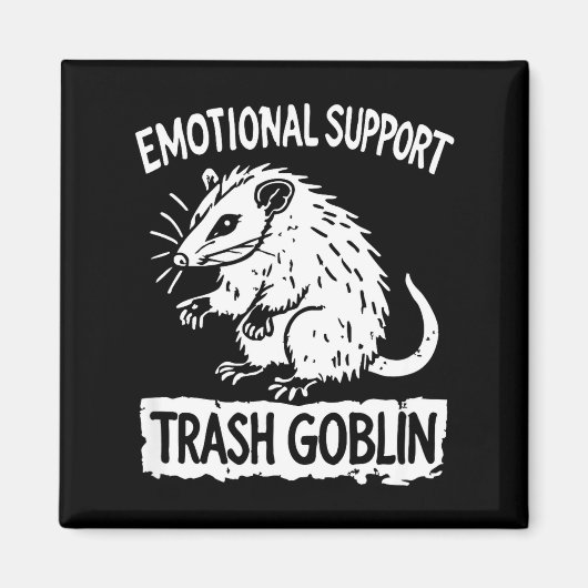 Trash Goblin Ssum Emotional Suprt Funny Meme  Magneet (Voorkant)