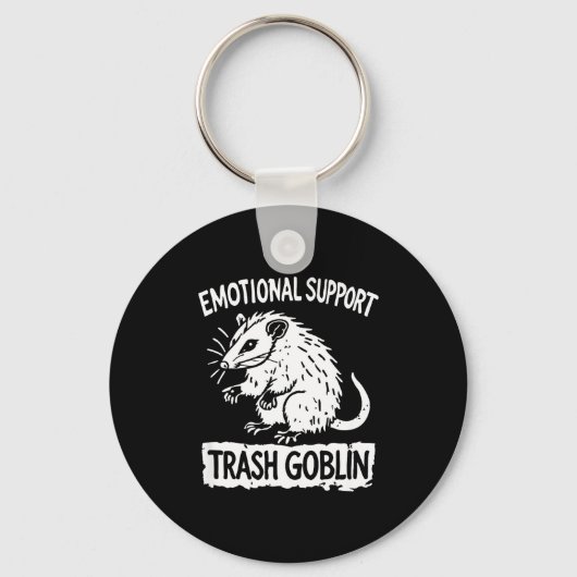 Trash Goblin Ssum Emotional Suprt Funny Meme Sleutelhanger (Voorkant)