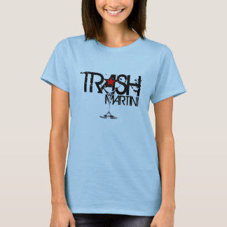 TRASH Martini Dames Black Logo T-shirt