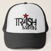 Trash Martini Trucker Hat Trucker Pet (Voorkant)