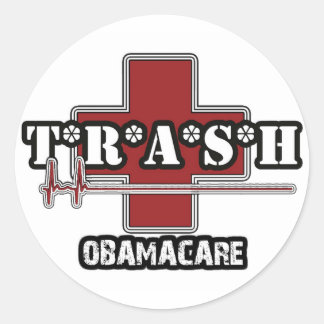 Trash Obamacare sticker