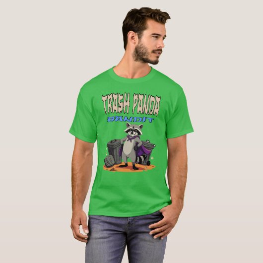 Trash Panda Bandit T-shirt (Voorkant volledig)