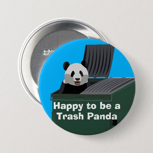 Trash Panda Button (Voorkant /achterkant)