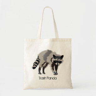 Trash Panda canvas tas