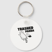 Trash Panda Drunk Racoon Funny  Sleutelhanger (Voorkant)