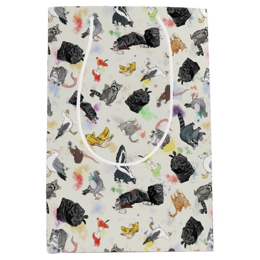 Trash Panda en Friends Medium Cadeauzakje (Voorkant)