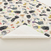 Trash Panda en Friends Sherpa Deken (3/4)