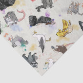 Trash Panda en Friends Tissuepapier (Detail)