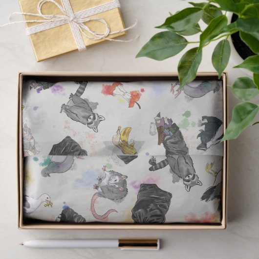 Trash Panda en Friends Tissuepapier (Geschenk)