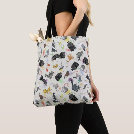 Trash Panda en Friends Tote Bag (Dichtbij)
