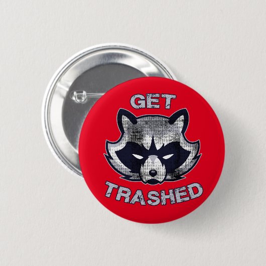 Trash Panda: Mensen Ronde Button 5,7 Cm (Voorkant /achterkant)