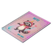 Trash Panda Notebook - Notizbuch - Customizable Notitieboek (Linkerzijde)