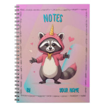 Trash Panda Notebook - Notizbuch - Customizable