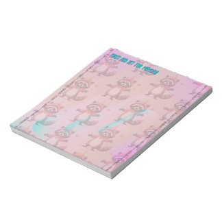 Trash Panda notepad - Notizblock Notitieblok